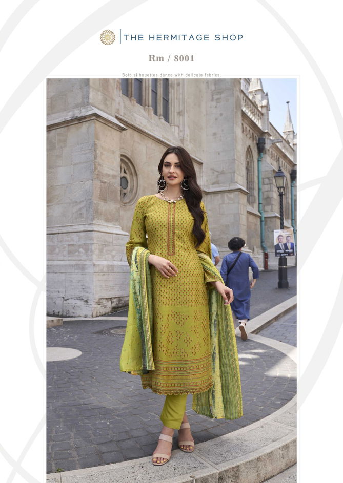 Roz Meher By The Hermitage lawn Karachi Cotton Dress Material Wholesale Shop In Surat